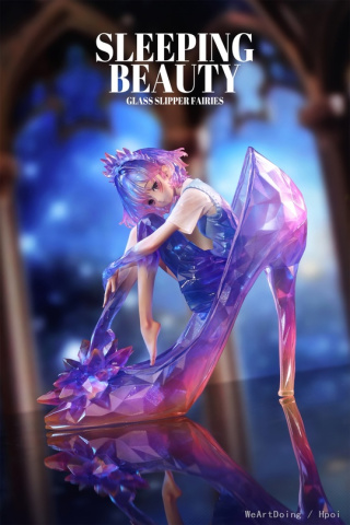 Sleeping beauty Glass Slipper Fairies от WeArtDoing Studio