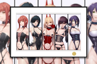 Makima, Reze, Power, Kobeni Higashiyama, Hirofumi Yoshida от H2 Studio