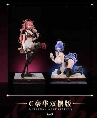 Yae Miko и Ganyu от ChiYan Studio