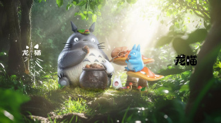 Totoro, Chu Totoro, Chibi Totoro от LongMiao Studio
