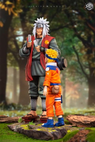 Naruto Uzumaki и Jiraiya от Sign Studio