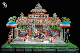 Ten Shinhan & Goku & Krillin & Master Roshi от Shen Yin Studio