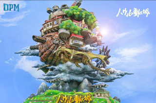 Howl, Sophie Hatter, Calcifer, Witch of the Waste, Heen от OPM STUDIO