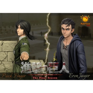 Pieck Finger и Eren Jaeger от Model Power Studio