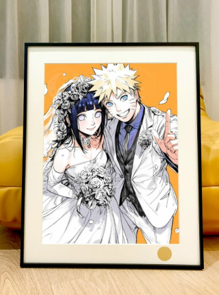 Hinata Hyuga, Naruto Uzumaki от Starry Sky