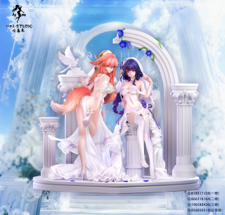 Yae Miko, Raiden Shogun от Hajimi Studio