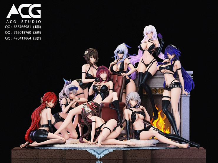 Acheron, Kafka, Himeko, Jingliu, Sparkle, Silver Wolf, Black Swan, Ruan Mei, Bronya от ACG Studio