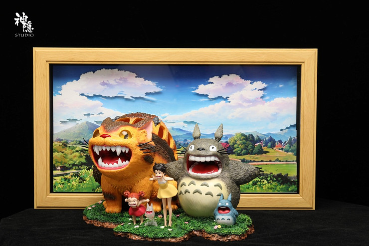 Totoro, Cat Bus, Satsuki, Mei от Shen Yin Studio