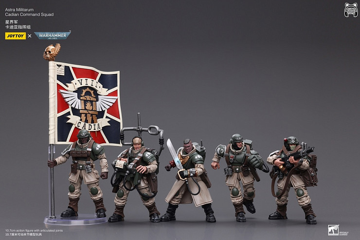 Astra Militarum Cadian Command Squad Veteran от 
 JoyToy